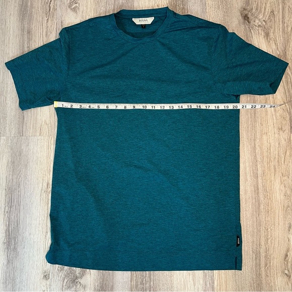 ZZEGNA Crewneck Green T-Shirt Men’s Size Large - Picture 5 of 8